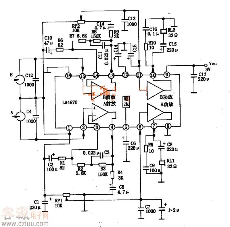 LA4570���ɉK�ă�(n��i)�·����D�����͑�(y��ng)���·