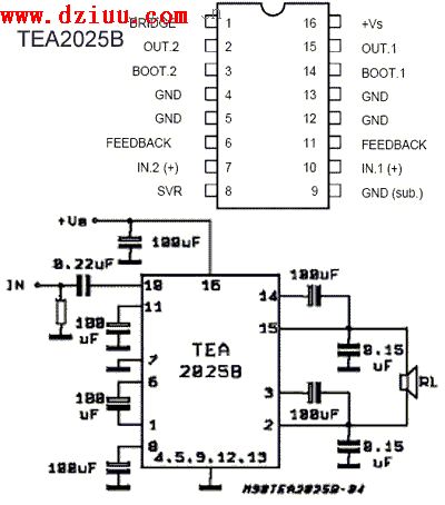 TEA2025B<a href=http://www.zskn.com.cn/gongfangdianlu/ target=_blank class=infotextkey>�����·</a>�D